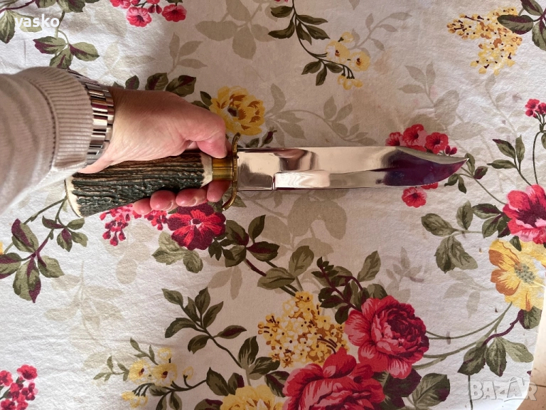 Нож 30см,нов,рог,бългрски, снимка 1