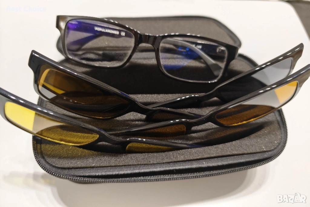 Италиански очила с черна рамка Popularomeo, снимка 1