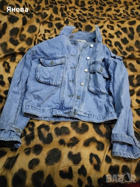 Дамско дънково яке, снимка 1