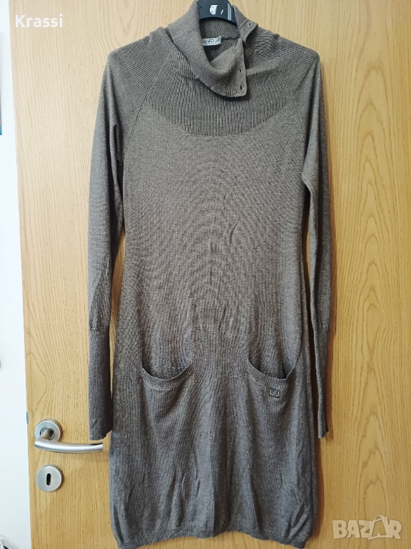 Кафява рокля Jiu Ko jeans L, снимка 1