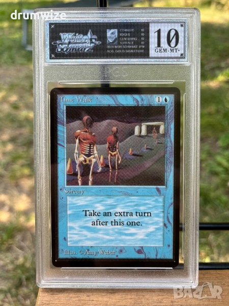 Magic The Gathering- Time Walk Card, снимка 1