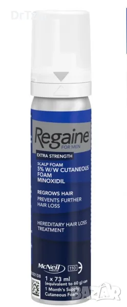  Regaine 5% Minoxidil 5% Foam for men / Регаин 5% Миноксидил 5% Пяна за мъже, снимка 1