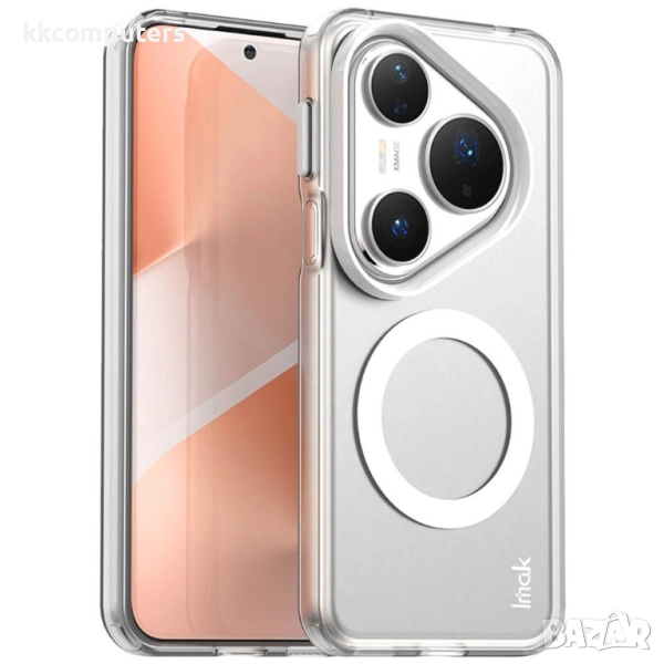 Huawei Pura 80 Pro / Pura 80 Pro+ IMAK Силиконов Калъф TPU +PC/ MagSafe и Протектор, снимка 1
