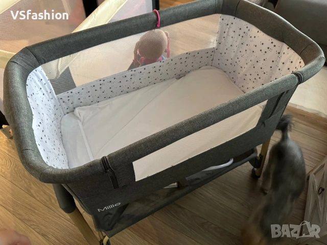 Бебешко легло сив