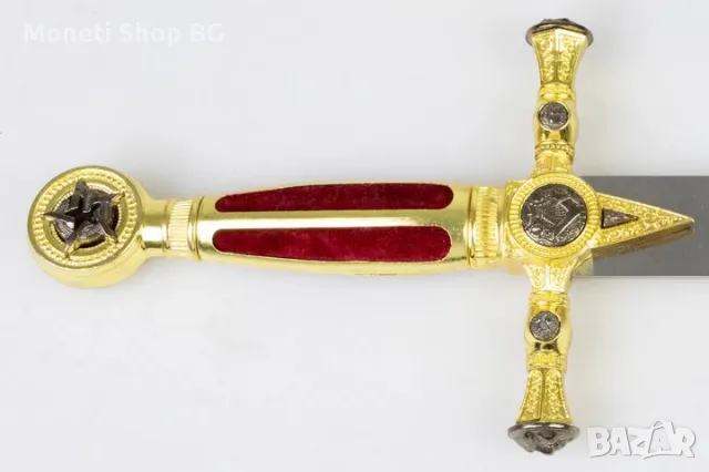 Масонски къс меч- церемониална кама, снимка 8 - Бойно оръжие - 49625467