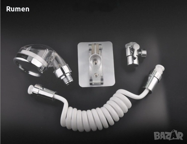 Душ за мивка с гъвкав маркуч със стенно окачване , снимка 3 - Душове - 53435026