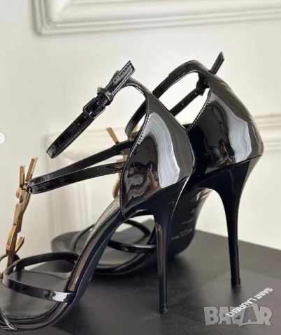 сандали на ток ysl saint laurent, снимка 5 - Сандали - 50741589
