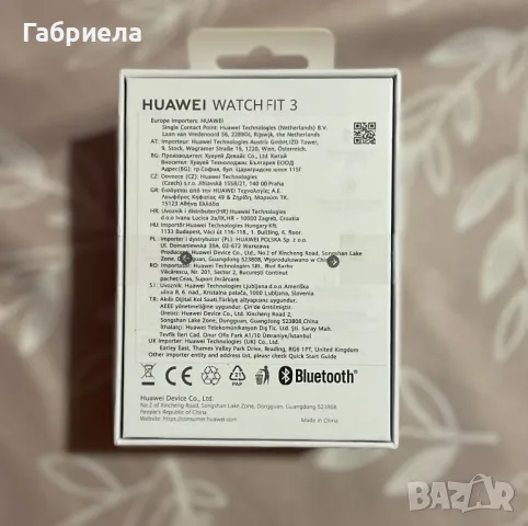 HUAWEI WATCH FIT 3, BLACK, снимка 2 - Смарт гривни - 46894137