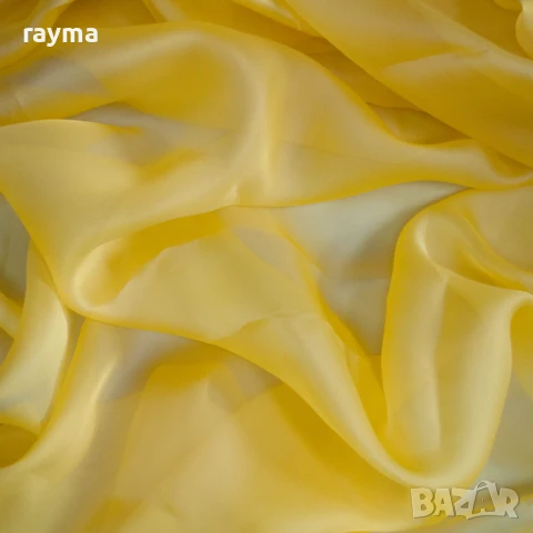 Плат Италианска дизайнерска копринена органза, снимка 3 - Платове и дамаски - 51365978