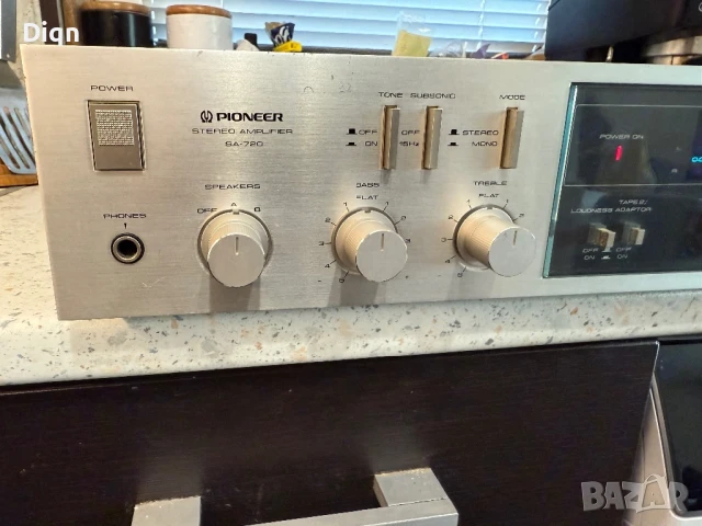 Pioneer SA-720, снимка 6 - Ресийвъри, усилватели, смесителни пултове - 50716689