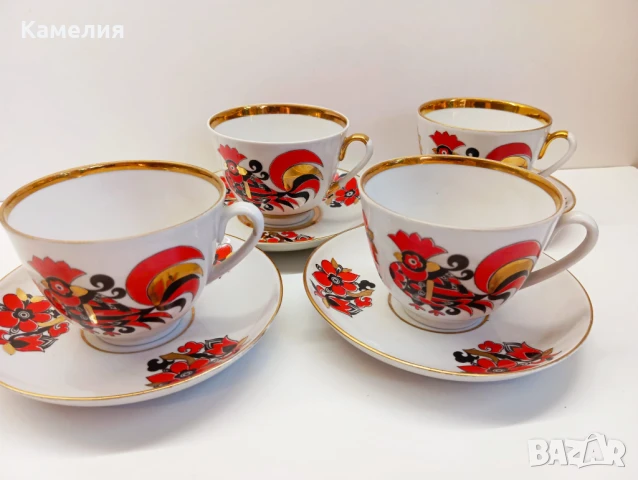 Руски порцелан , снимка 6 - Чаши - 50906758