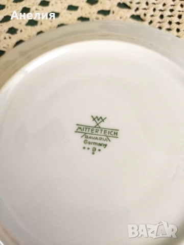 Кафява роза сетове Mitterteich Bavaria , снимка 3 - Чаши - 53039864