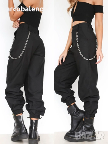 Ликвидация! Дамски ежедневен моден панталон - Доставка 24 часа , снимка 2 - Панталони - 46441610