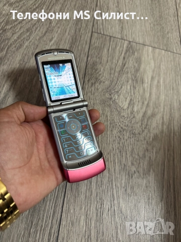 Motorola v3 V3 Моторола pink Розов, снимка 5 - Motorola - 51951969