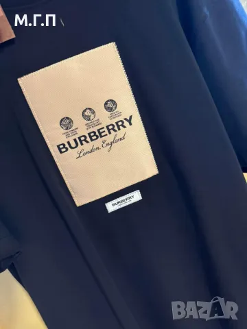 Мъжки тениски Burberry Бяла и Черна , снимка 4 - Тениски - 47204960