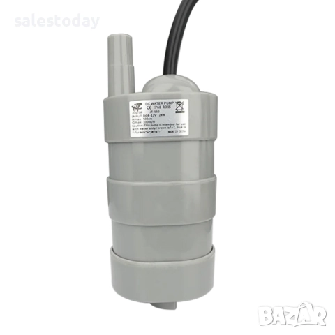 Помпа потопяема, 12V, 15W, 10л / мин., За маркуч 12 мм, снимка 4 - Аксесоари и консумативи - 52464668