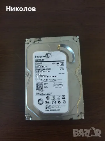 Продавам хард диск 2TB и 1TB 3.5", снимка 1 - Твърди дискове - 47253077