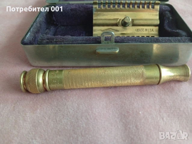 Антика Самобръсначка Жилет Gillette 1930та година, снимка 12 - Антикварни и старинни предмети - 53937795