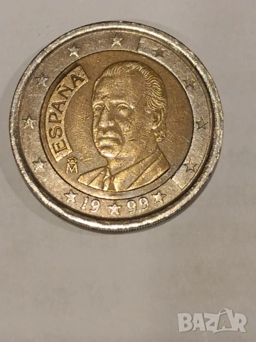 Испанска монета от 2 евро 