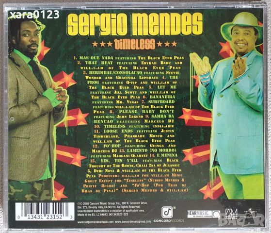 Sergio Mendes – Timeless, снимка 2 - CD дискове - 46138985