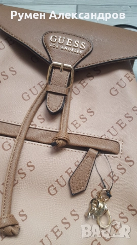 Нова дамска кожена раница GUESS LUELLA G LOGO, снимка 14 - Чанти - 51871802