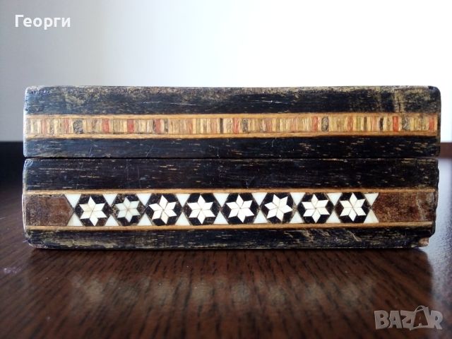Старинна дървена кутийка, снимка 3 - Антикварни и старинни предмети - 46467825