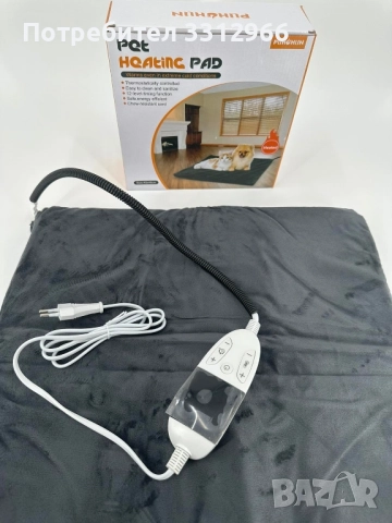 Нагревателна подложка за малки кучета и котки. Мека и удобна 