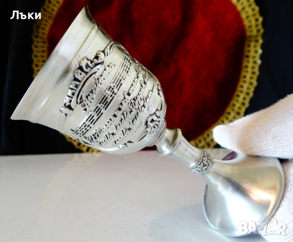 Калаена чаша с картина Цигулар на покрива,Anatevka. , снимка 7 - Антикварни и старинни предмети - 53975848