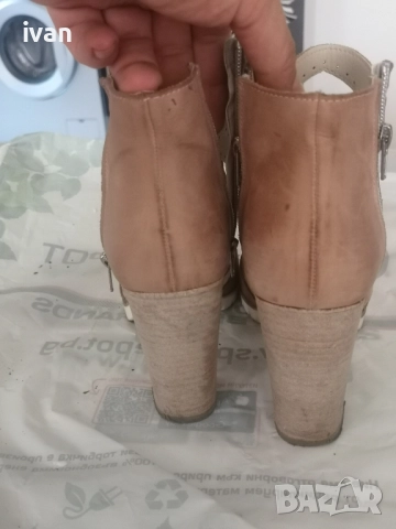 дизайнерски дамски обувки с ток 38 номер Italy, снимка 9 - Дамски обувки на ток - 51866512