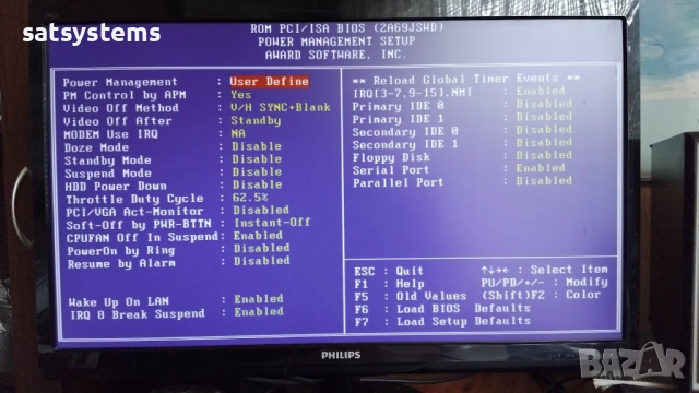 Дънна платка Acorp 6LX/EX68 v1.2 Slot 1 CPU+RAM+VGA, снимка 15 - Дънни платки - 51871080