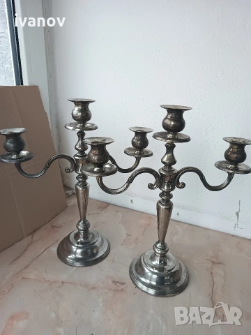 Комплект тройни свещници