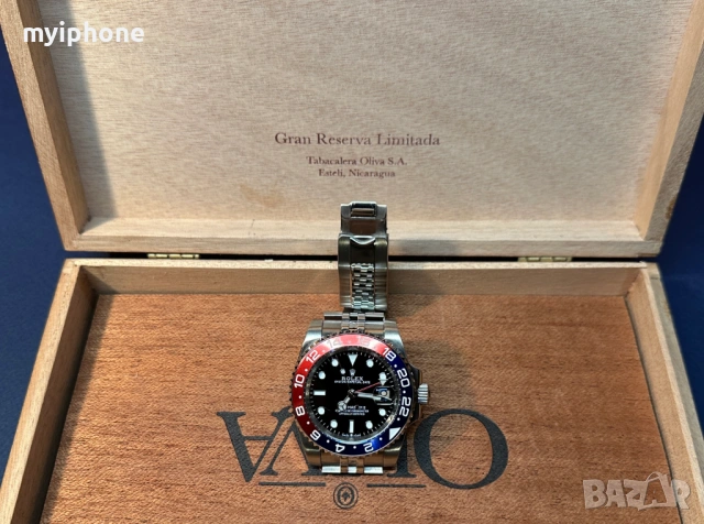 Луксозен Мъжки Часовник ROLEX, снимка 11 - Мъжки - 53434389