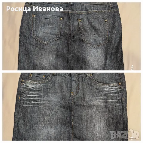 Дамска дънкова пола 