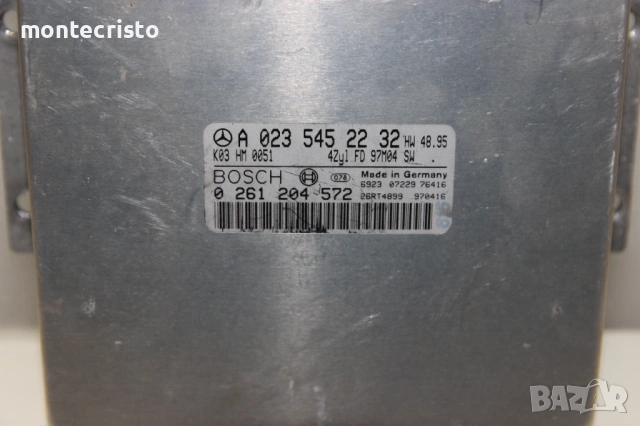 Моторен компютър Mercedes SLK R170 (1996-2004г.) A0235452232 / 0261204572 / A 023 545 22 32, снимка 2 - Части - 53159716