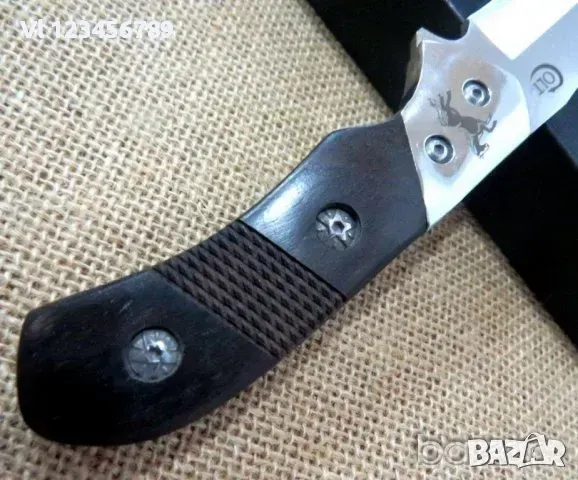 Ловен нож COLT Fixed Blade Knife,8CR13Mov,кожа, снимка 7 - Ножове - 49344453