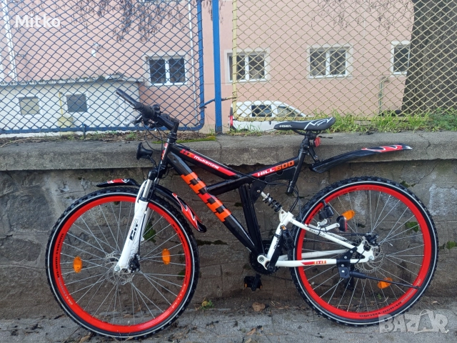 28 цола алуминиев велосипед с 21 скорости усилени капли амортисьори предни и задни дискови спирачки , снимка 9 - Велосипеди - 52928735