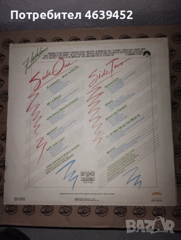 Flashdance Плоча ВТА 11434. , снимка 2 - Грамофонни плочи - 52367023