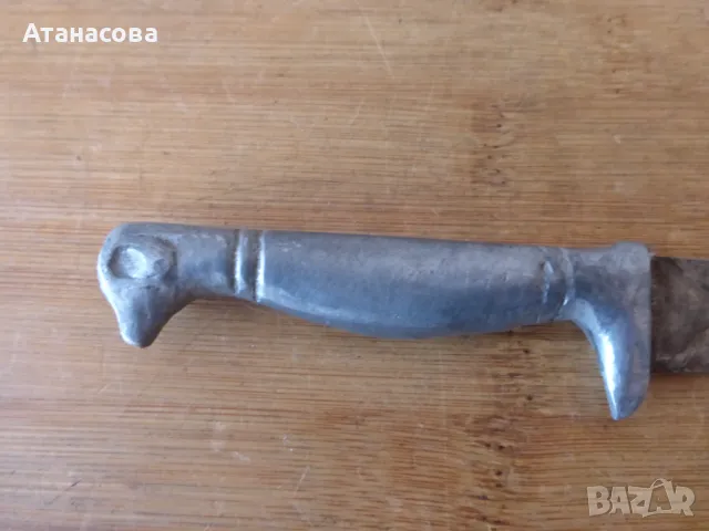 Ножче с глава на птица метална кания, снимка 4 - Ножове - 49783603