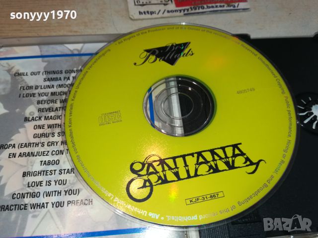 SANTANA CD 1805241626, снимка 4 - CD дискове - 45795206