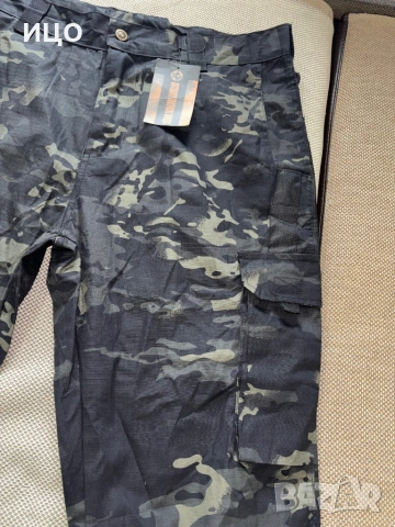 Нов мъжки камуфлажен панталон Tactics outdoor, снимка 9 - Панталони - 53517751