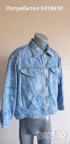 Hugo Boss  C_Bomber Trucker Oversize Womens Jacket Size XL  НОВО! ОРИГИНАЛ! Дамско Дънково Яке!, снимка 14 - Якета - 52225639