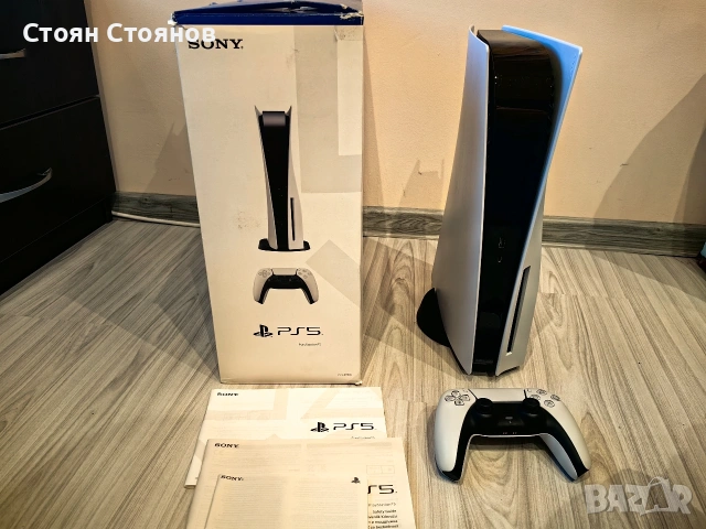 Продавам PS5 (Playstation 5) + 1бр. контролер и оригинална кутия, снимка 6 - PlayStation конзоли - 53565875