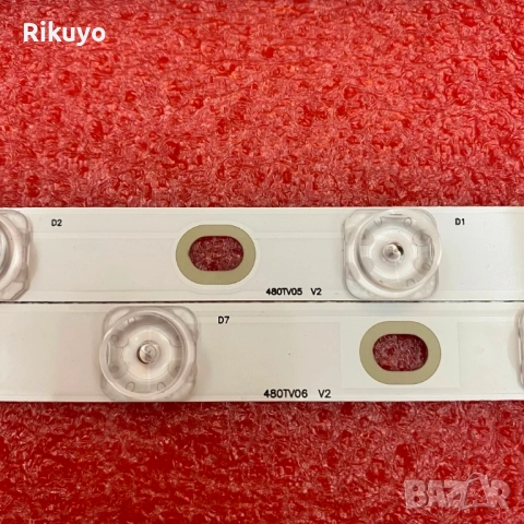 Диодни ленти комплект 12 броя 480TV05 & 480TV06 V2, снимка 2 - Части и Платки - 51752225