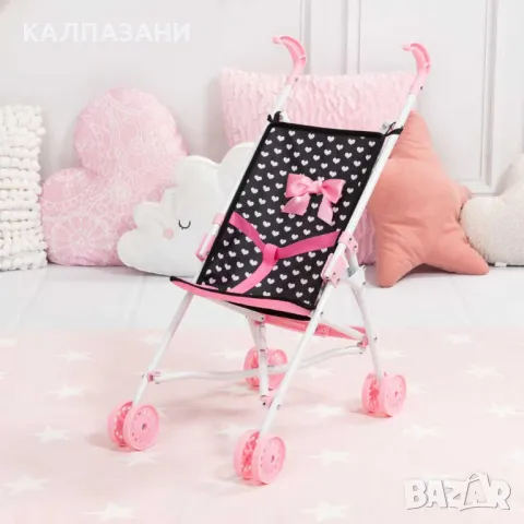 BAYER Количка за кукли BUGGY черна, лилава, синя 30560, снимка 7 - Кукли - 47509271