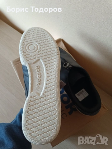 Обувки маратонки женски Reebok Club C 85  40.5 размер черни, снимка 2 - Маратонки - 53591215