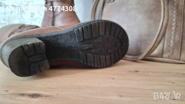 Ботуши от естествена кожа, номер 39, , снимка 3 - Дамски ботуши - 53938244