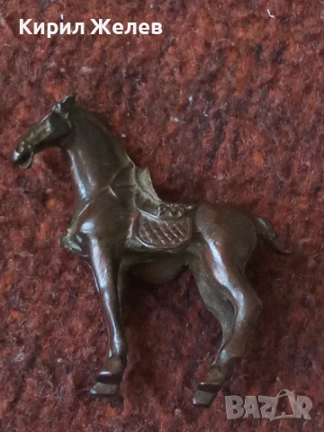 Малка бронзова фигурка на кон 🐎 54252, снимка 9 - Колекции - 53752634