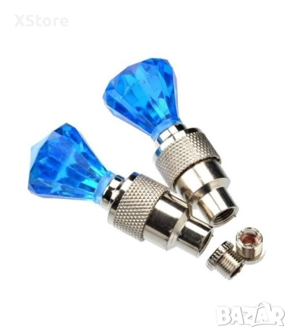 Капачки за вентили с разноцветни светлини – ДМ - 2 броя, снимка 5 - Аксесоари и консумативи - 52444410