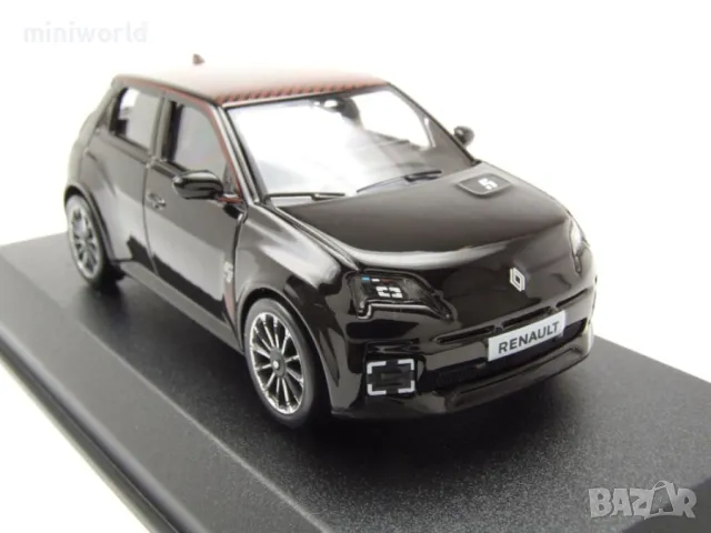 Renault 5 E-Tech 100% Electric 2025 - мащаб 1:43 на Norev моделът е нов в PVC дисплей-кейс, снимка 7 - Колекции - 49553355