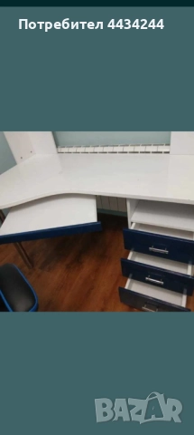 Детско-юношеско бюро с надстройка, снимка 4 - Бюра - 52192641